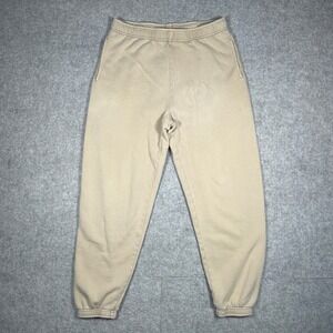 TNA Sweatpants Womens Medium Beige CozyAF Fleece Joggers Lounge Athleisure